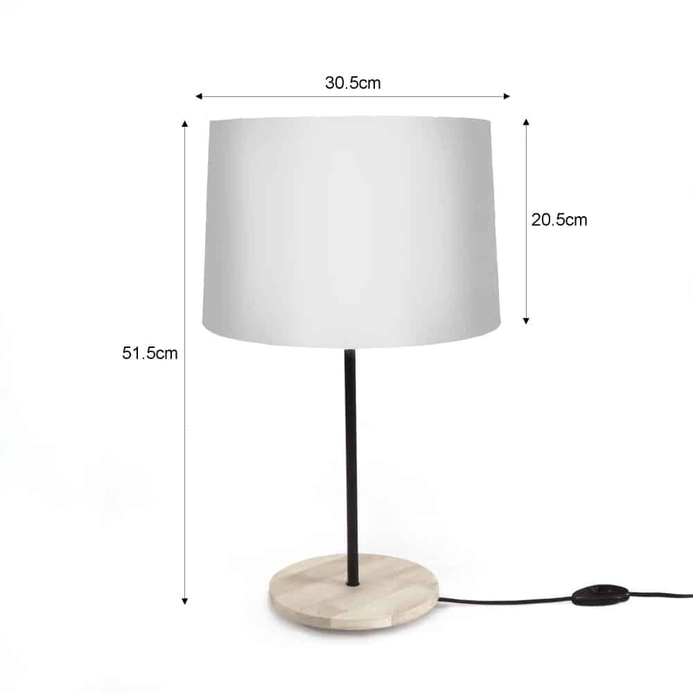 Drum Table Lamp  - English Garden - rangreli